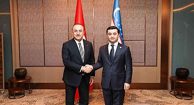 Çavuşoğlu, Özbekistan Dışişleri Bakan Vekili Saidov ile görüştü