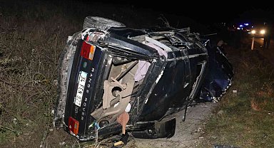 Cenazeye giderken kaza yaptılar: Aynı aileden 2 ölü, 2 yaralı