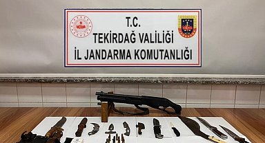 Cephane değil işyeri: Silah, mermi ve bıçak