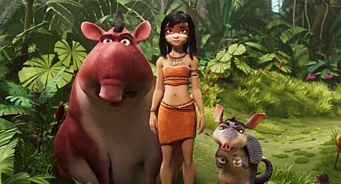 Çocuklar filme doyacak