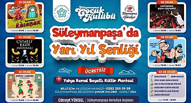 Çocuklara yarıyıl şenliği