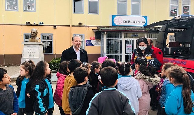 Çocuklardan Yasin Yılmaz'a sevgi seli