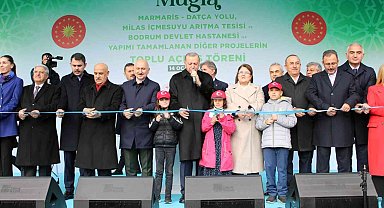 Cumhurbaşkanı Erdoğan, Muğla'da konuştu