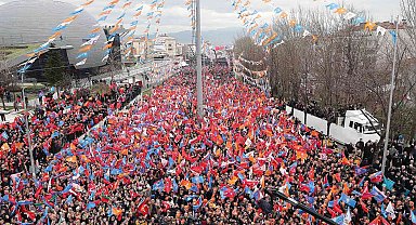 Cumhurbaşkanı Erdoğan'ın mitingi için yollara düzenleme