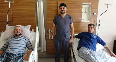 Damarı yırtılan ve genişleyen hastalara başarılı müdahale