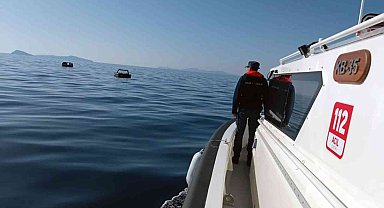 Datça'da 33 düzensiz göçmen kurtarıldı