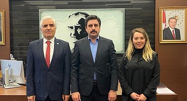 DATÜB heyeti Göç İdaresi Müdürü Yalınsu ile görüştü
