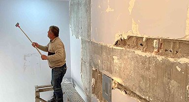 Deprem sonrası ustaların tadilat yoğunluğu