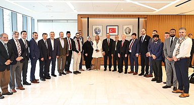 Dışişleri Bakanı Çavuşoğlu, ABD Müslüman toplumunun temsilcileriyle bir araya geldi
