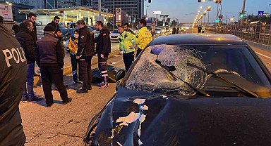 Diyarbakır'da otomobil ile çarpışan motorlu kurye hayatını kaybetti