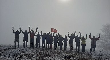 Doğa tutkunları Metristepe'de 1. İnönü Zaferi'ni andı