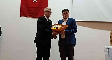 Edremitli yazar şair, Tahir Harimi Balcıoğlu konferansı yapıldı