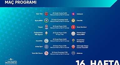 Efeler Ligi'nde haftanın programı belli oldu