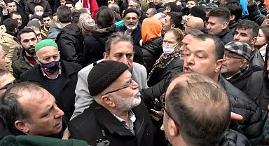 Ekrem İmamoğlu Bursa Kapalı Çarşıda Başkan Erdoğan sloganlarıyla karşılandı