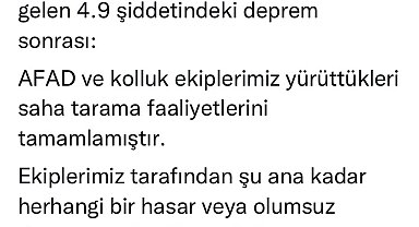 Elazığ Valisi Toraman, "Saha tarama faaliyetlerini tamamlamıştır"
