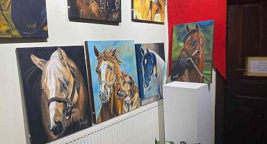 Emekli bankacı ressam oldu, sergisiyle büyük ilgi gördü