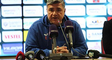 Erdinç Sözer: "Basit uzun bir topla gol yedik ve 3 puanı bıraktık"