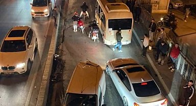 Esenler'de alkollü sürücü iki araca çarptı: 2 yaralı