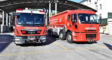 ESHOT'un mazot tankerleri yangın söndürmede kullanılacak