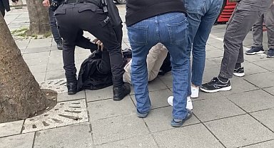 Fatih'te taciz şüphelisi polis ekiplerince yakalandı