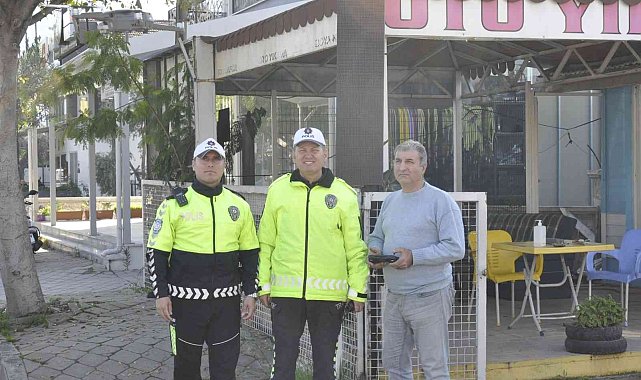 Fethiye'de trafik ekipleri drone destekli denetim yaptı