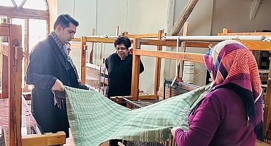 Gazenne dokuması kadınlara hem meslek hem de gelir kapısı oluyor