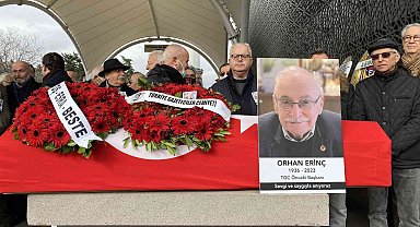 Gazeteci Orhan Erinç, Üsküdar'da son yolculuğuna uğurlandı