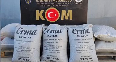 Gaziantep'te kaçak çay operasyonu