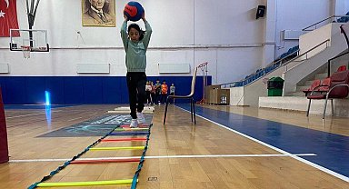 Geleceğin sporcuları antrenmanlarına başladı