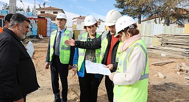 Genel Sekreter Bayrakçı, eğitim ve sağlık yatırımlarını yerinde inceledi