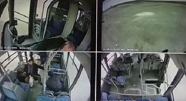 Gölete uçan otobüsün araç içi kamera görüntüleri ortaya çıktı