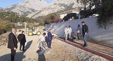 Göynük Mahallesi'nde alt yapı çalışmaları sürüyor