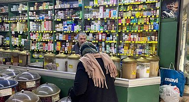 Gripten kurtulmak isteyen kış çayına akın etti