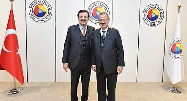 GSO'dan TOBB Başkanı Hisarcıklıoğlu'na ziyaret
