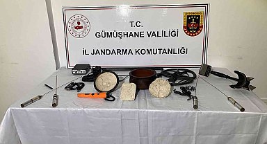 Gümüşhane'de tarihi eser operasyonu