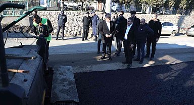 Gümüşova OSB yolu asfaltlandı