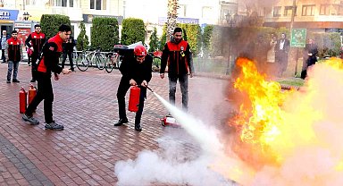 Gürsu Belediyesi'nde tatbikat