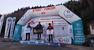 HADAK sporcuları Rize İkizdere'den 5 madalya ile döndü