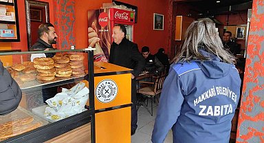 Hakkari'de zabıta denetimleri sıkılaştı