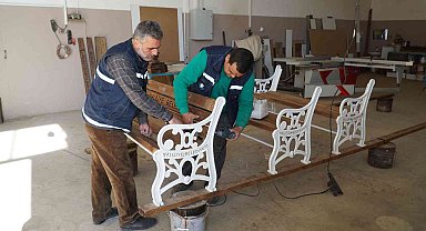 Haliliye'de atölyeler üretiyor, tasarruf ediliyor