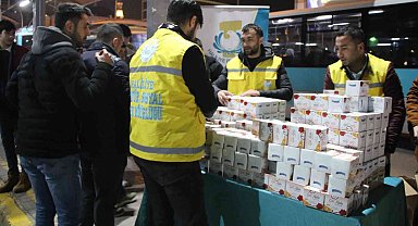 Haliliye'de vatandaşlara kandil simidi ikramı