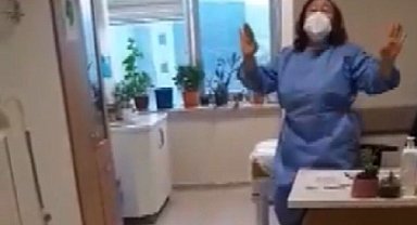 Hastanede maske takmak istemeyen hasta, zor anlar yaşattı