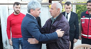 Hatay Valisi Doğan'dan, şehit ailesine taziye ziyareti
