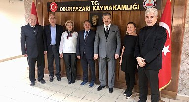 Hemşehrileri olan Kaymakam Ulu'yu ziyaret ettiler
