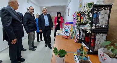 Hisarcık Atatürk İlkokulu öğrencilerinden "Sıfır atık" sergisi