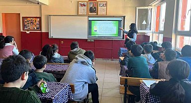 Hisarcık'ta öğrencilere sağlıklı beslenme, obezite ve diyabet eğitimi