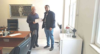 Hisarcık'ta ustalık ve kalfalık sınavında başarılı olanlara belgeleri verildi