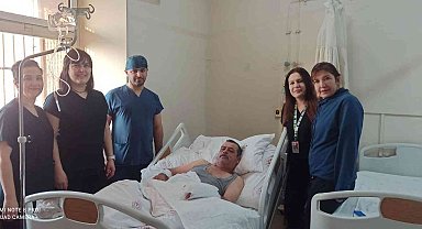 Hızar makinesine elini kaptıran işçi, başarılı operasyonla parmaklarına kavuştu