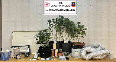 İkametini uyuşturucu imalathanesine çeviren şüpheli yakalandı