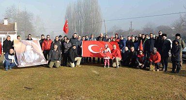 İnönü Savaşlarının 102'nci yılında İntikamtepe'ye yürüyüş düzenlendi